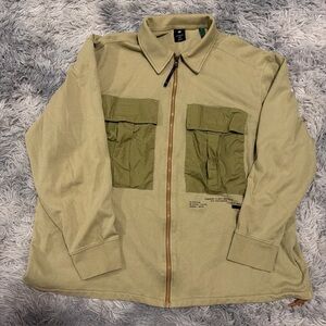 G-Star RAW Light Moss Zip Through Sweat Jacket XXL